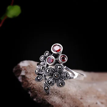 2019 Anel Feminino Products Manufacturer Direct Sales Thailand Classic S925 Sterling Jewelry Women's Open Plum Pomegranate Ring
2019 Anel Feminino Products Manufacturer Direct Sales Thailand Classic S925 Sterling Jewelry Women's Open Plum Pomegranate Ring