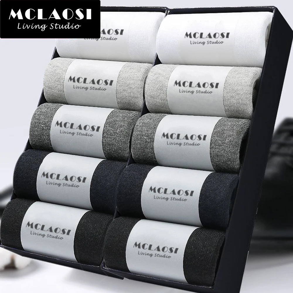 MCLAOSI Men's Cotton Socks New Style Black White Business Men Socks Soft Breathable Summer Winter for Male Sock One Size Plus
MCLAOSI Men's Cotton Socks New Style Black White Business Men Socks Soft Breathable Summer Winter for Male Sock One Size Plus