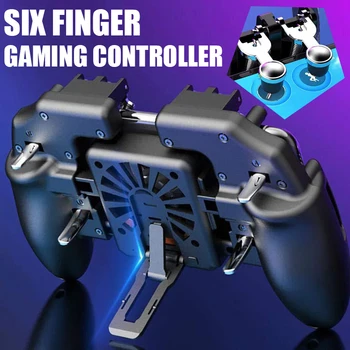 Metal Lightweight And Portable Six Finger Gaming Controller M11 Mobile Gamepad Joystick Gaming Controller
Metal Lightweight And Portable Six Finger Gaming Controller M11 Mobile Gamepad Joystick Gaming Controller