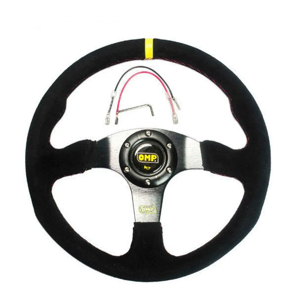 1PC Flat Suede Leather Drifting Corn Shelf Steering Wheel with Black Box Automobile Steering Wheel control volante deportivo
1PC Flat Suede Leather Drifting Corn Shelf Steering Wheel with Black Box Automobile Steering Wheel control volante deportivo