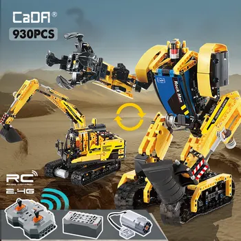 Cada 930PCS RC Robot Megalithic Intelligent Building Blocks City Technic Remote Control Excavator Bricks Toys for Kids
Cada 930PCS RC Robot Megalithic Intelligent Building Blocks City Technic Remote Control Excavator Bricks Toys for Kids