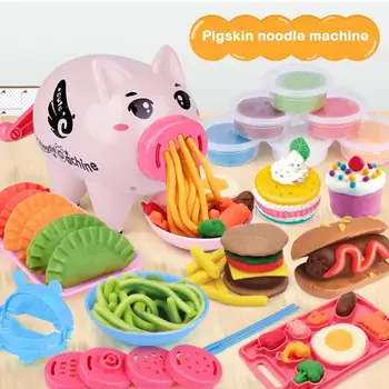 Kids Pretend Play Color Mud Clay Toy Cartoon Pig Barber Pretend Role Play Toy with Tool Modeling Clay Educational Toy
Kids Pretend Play Color Mud Clay Toy Cartoon Pig Barber Pretend Role Play Toy with Tool Modeling Clay Educational Toy