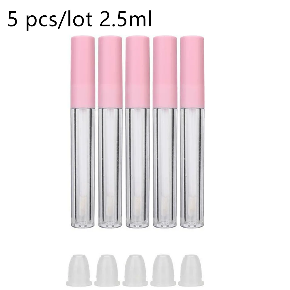 5pcs Plastic Lip Gloss Tubes DIY Lip Gloss Containers Bottle Empty Cosmetic Container Tool 2.5ML Makeup Organizer Storage Box
5pcs Plastic Lip Gloss Tubes DIY Lip Gloss Containers Bottle Empty Cosmetic Container Tool 2.5ML Makeup Organizer Storage Box