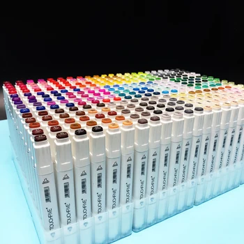 TouchFIVE 168Colors Art Markers Alcohol Based Pen Dual Head Sketch Markers Brush Pen For Drawing Manga Design Overseas Warehouse
TouchFIVE 168Colors Art Markers Alcohol Based Pen Dual Head Sketch Markers Brush Pen For Drawing Manga Design Overseas Warehouse