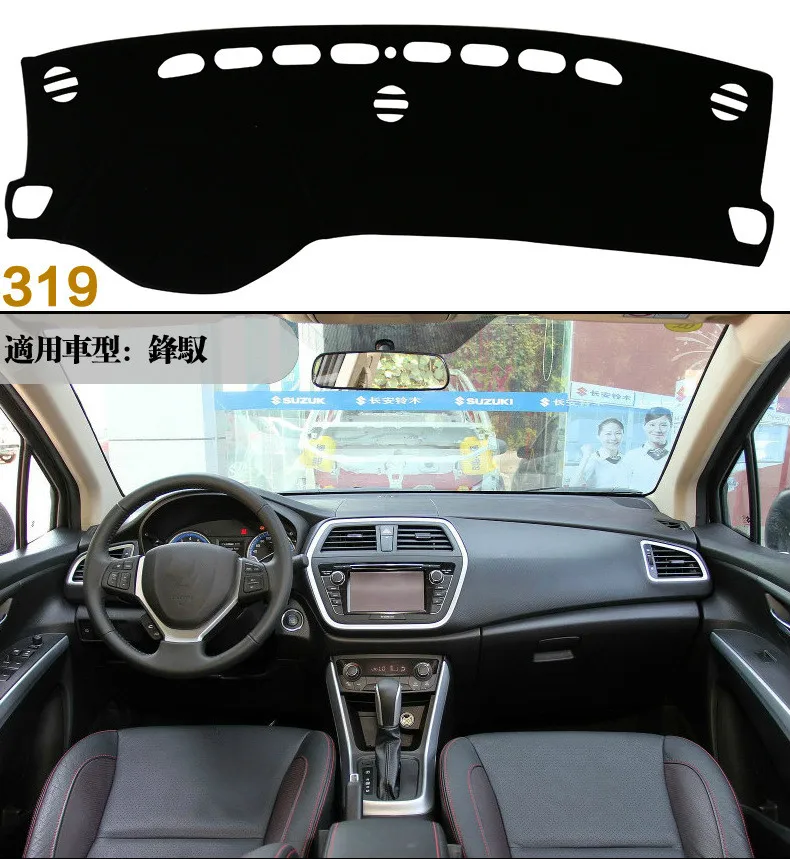 Car dashboard Avoid light pad Instrument platform desk cover Mats Carpets Auto accessories car styling for Suzuki s.cross scross 
Car dashboard Avoid light pad Instrument platform desk cover Mats Carpets Auto accessories car styling for Suzuki s.cross scross