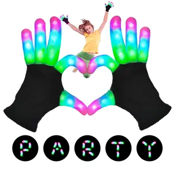 LED Light Up Gloves, Flashing LED Gloves 3 Colors 6 Modes Finger Light Gloves Rave Glow Gloves Teens Kids Light Up Toys for Gift
LED Light Up Gloves, Flashing LED Gloves 3 Colors 6 Modes Finger Light Gloves Rave Glow Gloves Teens Kids Light Up Toys for Gift