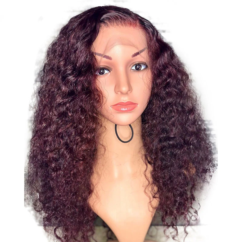 Eversilky Transparent Lace 1b99j Ombre Wig 13x4 Lace Front Wigs Peruvian Remy Hair Curly Human Hair Wigs Burgundy Pre Plucked 
Eversilky Transparent Lace 1b99j Ombre Wig 13x4 Lace Front Wigs Peruvian Remy Hair Curly Human Hair Wigs Burgundy Pre Plucked
