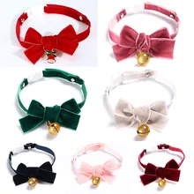 Handmade Cat Collars Pet Collar with Bell Bowtie Comfortable Velvet Cat Collar with Buckle Tie Solid Color Pet Supplies
Handmade Cat Collars Pet Collar with Bell Bowtie Comfortable Velvet Cat Collar with Buckle Tie Solid Color Pet Supplies