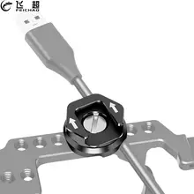 FEICHAO Universal 1/4 Screw Type-C Microphone Cable Lock Clip Clamp SLR Camera Cage Cable Clamp Cold Shoe Mount for 2-5mm Cables
FEICHAO Universal 1/4 Screw Type-C Microphone Cable Lock Clip Clamp SLR Camera Cage Cable Clamp Cold Shoe Mount for 2-5mm Cables