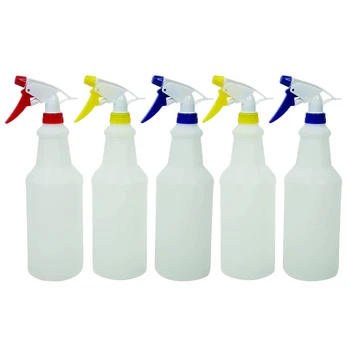 5pcs 750ml Handheld Spray Bottles Multi-use Sanitizer Sprayer Empty Dispenser Cleaner Container for Indoor Outdoor Random Color 
5pcs 750ml Handheld Spray Bottles Multi-use Sanitizer Sprayer Empty Dispenser Cleaner Container for Indoor Outdoor Random Color