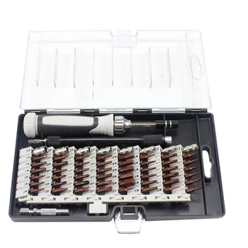 Realmote 60 In 1multifuncational Screwdriver Set Alloy Steel Screw Driver Suit Repair Tools With Handle For PC Phone
Realmote 60 In 1multifuncational Screwdriver Set Alloy Steel Screw Driver Suit Repair Tools With Handle For PC Phone
