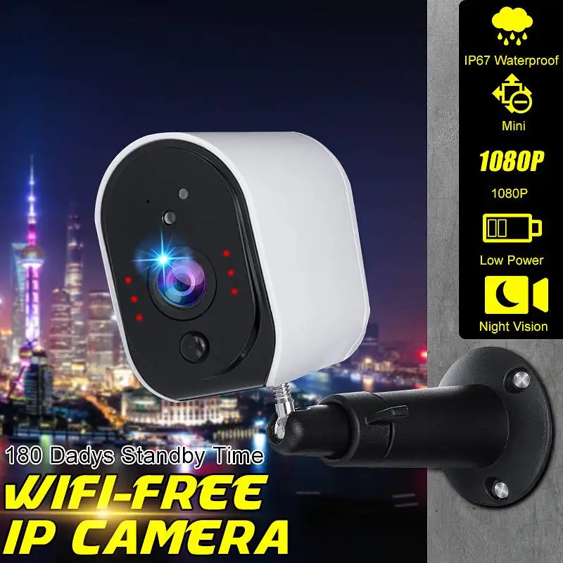 1080P WiFi camera Audio Security Camera Wireless Battery Operated IP67 Waterproof ip camera wifi 180days Standby time 2.0MP PIR
1080P WiFi camera Audio Security Camera Wireless Battery Operated IP67 Waterproof ip camera wifi 180days Standby time 2.0MP PIR