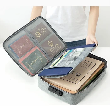Double File Storage Bag Multi-Layer Home Storage Bag Document File Sorting Storage Pouch with Password Lock Certificate Package
Double File Storage Bag Multi-Layer Home Storage Bag Document File Sorting Storage Pouch with Password Lock Certificate Package