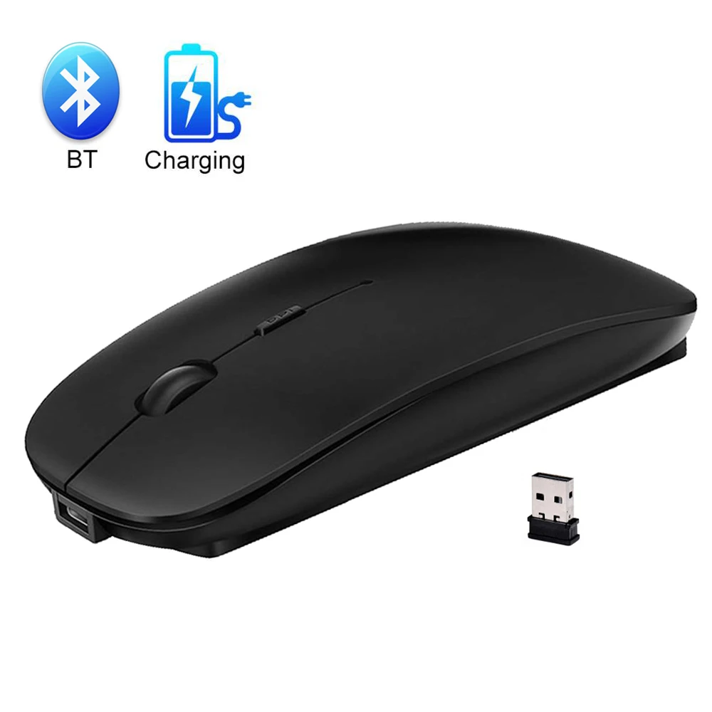 Wireless Mouse Bluetooth Mouse Rechargeable Slient Computer Mouse 2.4Ghz Wireless Ergonomic Mause USB Optical Mice for pc Loptop
Wireless Mouse Bluetooth Mouse Rechargeable Slient Computer Mouse 2.4Ghz Wireless Ergonomic Mause USB Optical Mice for pc Loptop