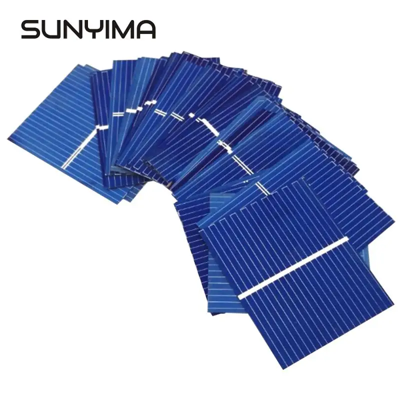SUNYIMA 100Pcs 0.5V 0.17W 0.34A Polycrystalline Solar Panel Sunpower Epoxy 39*26MM Mini Solar Cell DIY Battery Power Charger
SUNYIMA 100Pcs 0.5V 0.17W 0.34A Polycrystalline Solar Panel Sunpower Epoxy 39*26MM Mini Solar Cell DIY Battery Power Charger