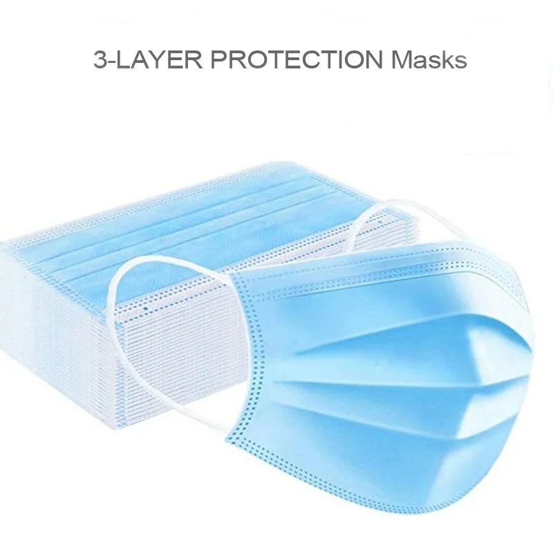 50 Pcs Of 3 Layer Disposable Anti-Dust, Anti-Fog And Anti-Pollution Masks, Personal Protective Masks For PM 2.5 Respirator
50 Pcs Of 3 Layer Disposable Anti-Dust, Anti-Fog And Anti-Pollution Masks, Personal Protective Masks For PM 2.5 Respirator