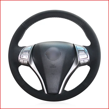 Black Suede Car Steering Wheel Cover for Nissan Teana 2013-2018 Altima 2013-2018 X-Trail 2014-2017 Qashqai 2014-2017 Rogue
Black Suede Car Steering Wheel Cover for Nissan Teana 2013-2018 Altima 2013-2018 X-Trail 2014-2017 Qashqai 2014-2017 Rogue