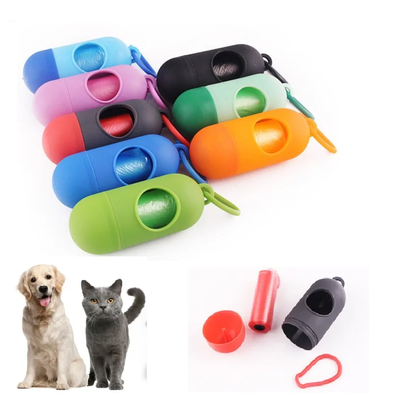 Portable Pill Shape Dog Poop Bags Dispenser Biodegradable Shit Poo Waste Bag Hold Box Garbage Poop Bags Carrier Pet Products
Portable Pill Shape Dog Poop Bags Dispenser Biodegradable Shit Poo Waste Bag Hold Box Garbage Poop Bags Carrier Pet Products
