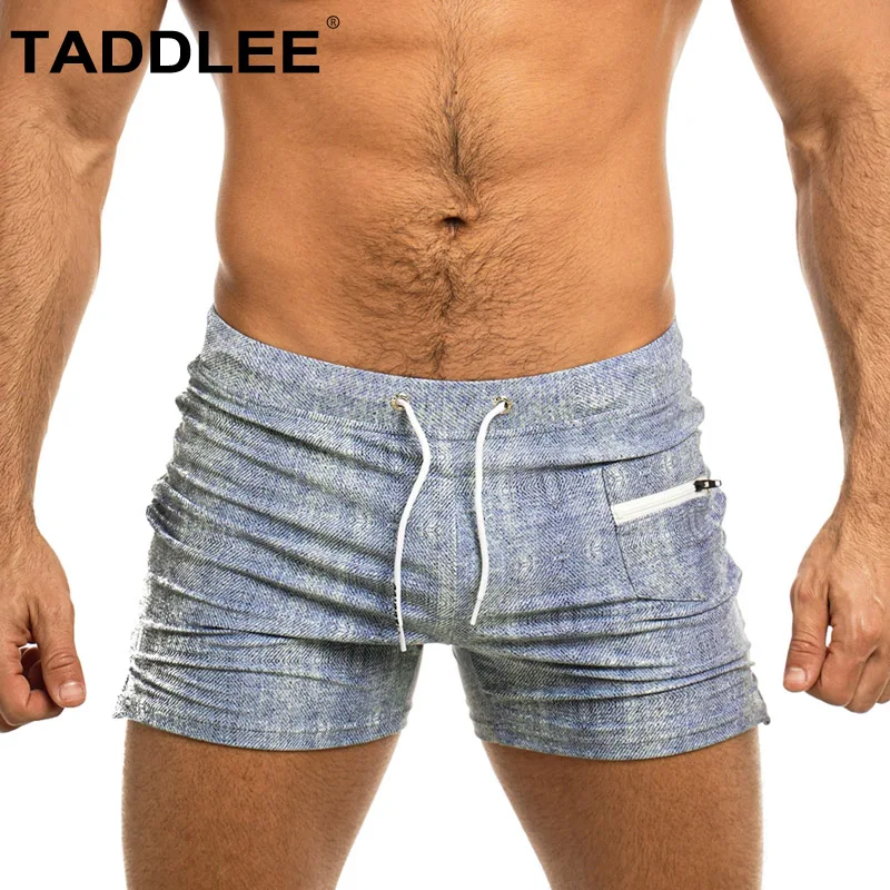 

Taddlee Brand Sexy Men's Swimwear Swimsuits Swimming Boxer Trunks Quick Drying Square Cut Bathing Suits Surfing Board Shorts Men