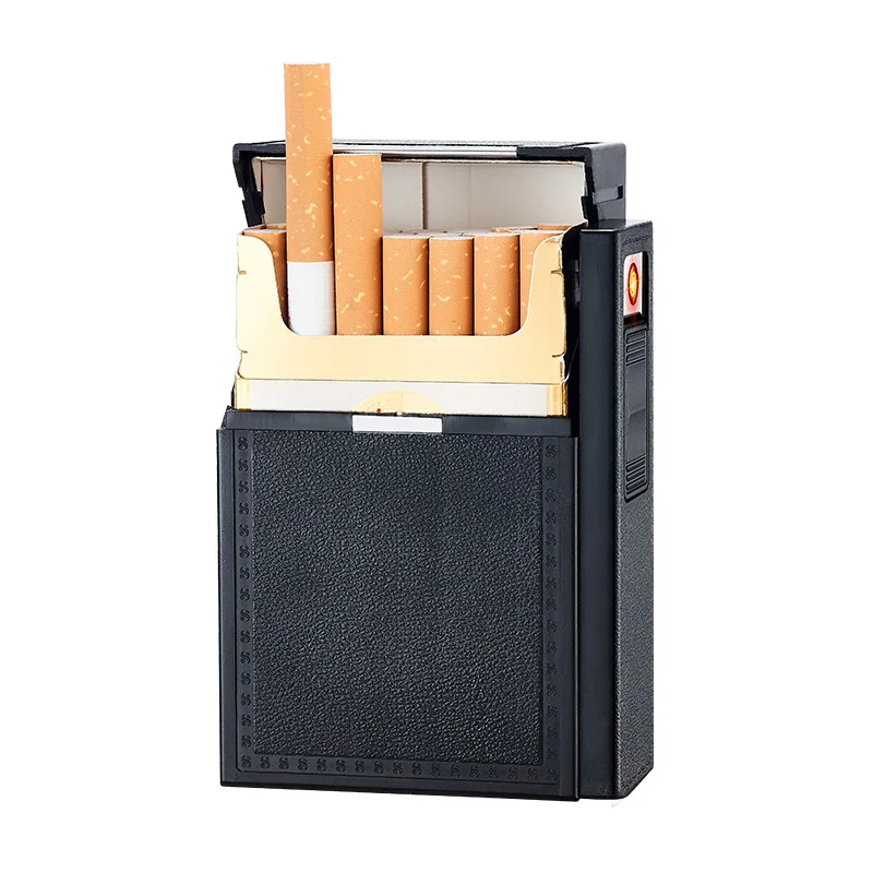 FOCUS Waterproof Cigarette Case Box Lighter with Flameless Removable Electronic Lighter Windproof 20pcs Cigarette Holder 043a
FOCUS Waterproof Cigarette Case Box Lighter with Flameless Removable Electronic Lighter Windproof 20pcs Cigarette Holder 043a