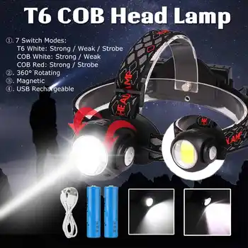 Smuxi Led headlamp 18650 rechargeable T6 COB Head Lamp LED Light Rotating USB 18650 Power Display for hunting cycling
Smuxi Led headlamp 18650 rechargeable T6 COB Head Lamp LED Light Rotating USB 18650 Power Display for hunting cycling