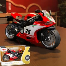 1:12 Simulation of Motorcycle Pull-back Alloy Car Model Lighting Sound Effect Racing Car 3-6-year-old Boy Children's Toy Gift
1:12 Simulation of Motorcycle Pull-back Alloy Car Model Lighting Sound Effect Racing Car 3-6-year-old Boy Children's Toy Gift