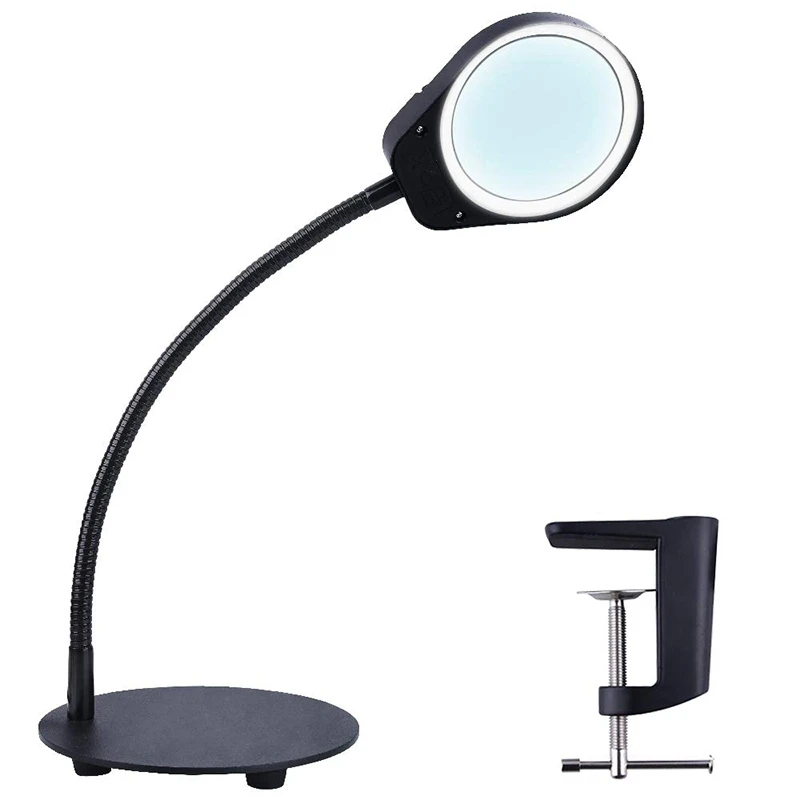 For Reading Repairing Embroidery Magnifier Led 5X Magnifying Table Light Dimmable Brightness Adjustable Flexible Portable Desk L
For Reading Repairing Embroidery Magnifier Led 5X Magnifying Table Light Dimmable Brightness Adjustable Flexible Portable Desk L