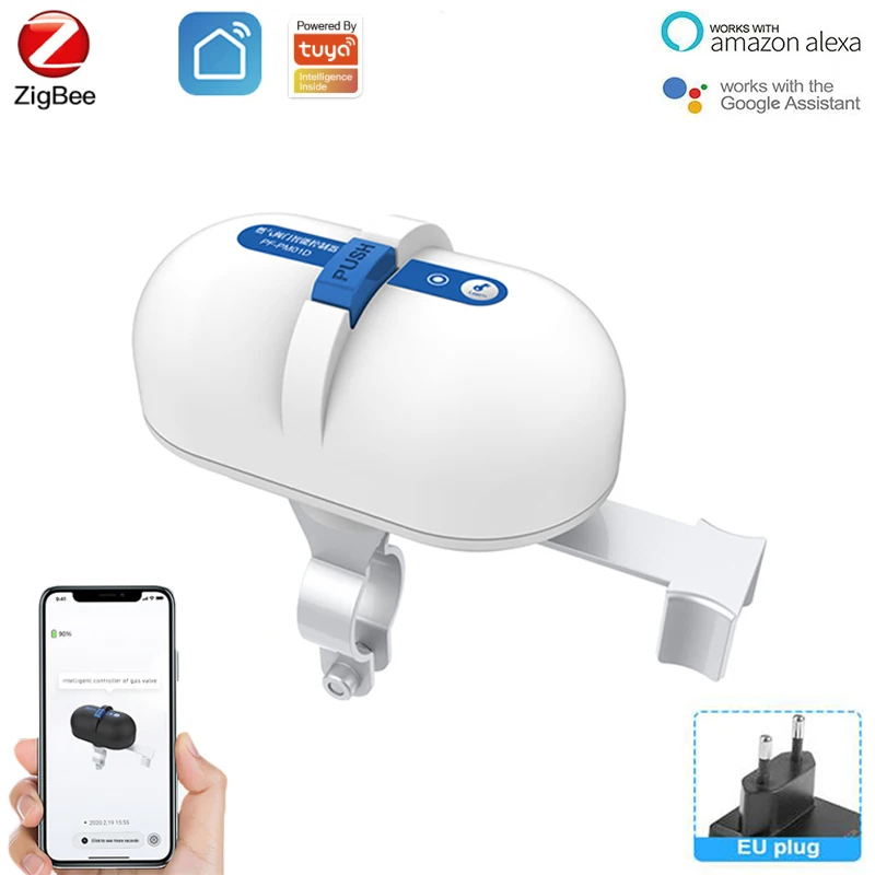 Управление водяным/газовым клапаном JH Tuya ZigBee умное устройство с дистанционным