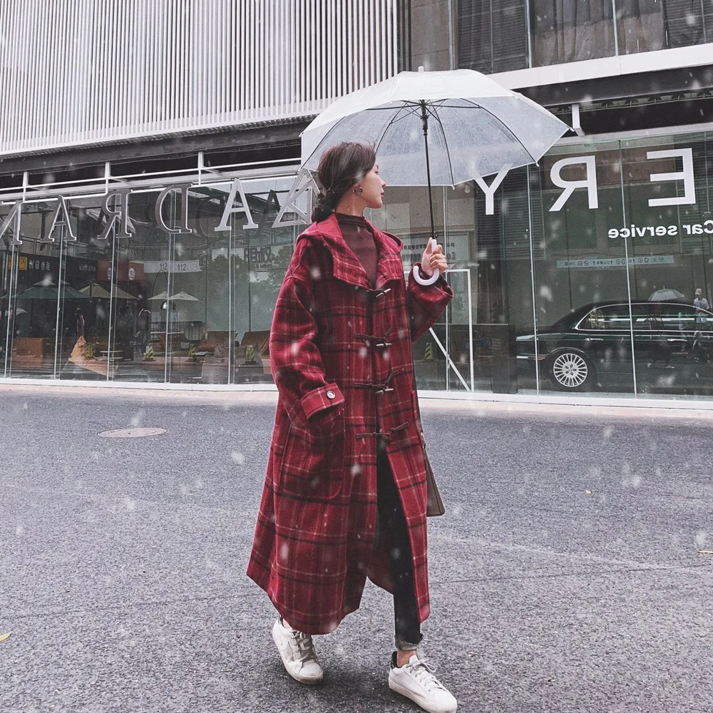 Photo Shoot Toggle Hooded Woolen Jacket 2019 Winter New Style WOMEN'S Dress Retro Laziness Style Pattern Woolen Overcoat
Photo Shoot Toggle Hooded Woolen Jacket 2019 Winter New Style WOMEN'S Dress Retro Laziness Style Pattern Woolen Overcoat