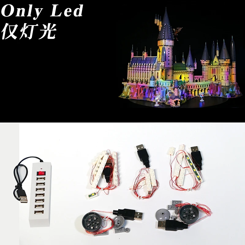 Only LED Light Up Kit For 71043 Magic Castle Lighting Set (NOT Include The Model)
Only LED Light Up Kit For 71043 Magic Castle Lighting Set (NOT Include The Model)