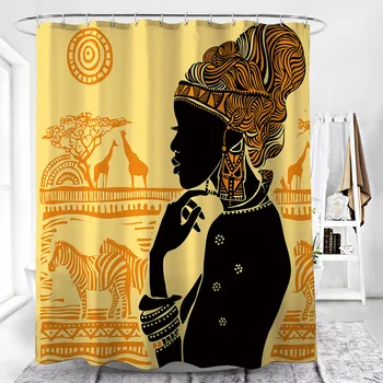 Home waterproof shower curtain Top quality washable nylon bathroom curtain ancient African woman pattern bathroom shower curtain
Home waterproof shower curtain Top quality washable nylon bathroom curtain ancient African woman pattern bathroom shower curtain