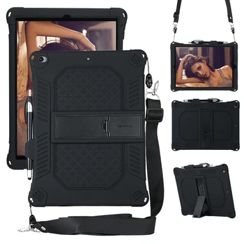 for iPad 10.2 10.5 Inch Tablet Case Universal Upgraded Silicone Protection Case Anti-Fall with Strap and Capacitor Pen
for iPad 10.2 10.5 Inch Tablet Case Universal Upgraded Silicone Protection Case Anti-Fall with Strap and Capacitor Pen