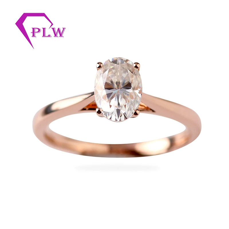 5*7mm Oval Cut Solitaire Promise Engagement Moissanite Wedding Ring 10k Rose Gold Over For Valentine's Day gifts
5*7mm Oval Cut Solitaire Promise Engagement Moissanite Wedding Ring 10k Rose Gold Over For Valentine's Day gifts