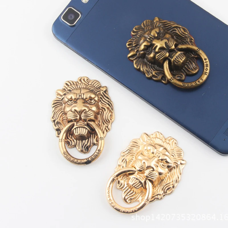 

New 360 Degree Lion Metal Finger Ring Smartphone Stand Holder Mobile Phone Holder Stand For iPhone iPad Xiaomi huawei All Phone