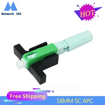 58MM SC APC SM Single-Mode Optical Connector FTTH Tool Cold Connector Tool Fiber Optic Fast Connnector High Quality
58MM SC APC SM Single-Mode Optical Connector FTTH Tool Cold Connector Tool Fiber Optic Fast Connnector High Quality