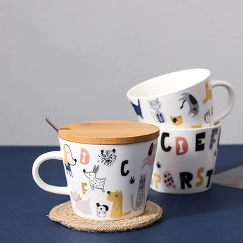 Personalised Cat Ceramic Coffee Mug with Spoon Humour Cute Espresso Cup Creative Milk Cup Office Tazas Kitchen Drinkware MM60MKB
Personalised Cat Ceramic Coffee Mug with Spoon Humour Cute Espresso Cup Creative Milk Cup Office Tazas Kitchen Drinkware MM60MKB