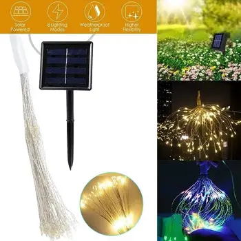 Solar Light Firework String Light 120LED/150LED Multicolor Wedding Festival Landscape Lamp Christmas Home Outdoor Decoration
Solar Light Firework String Light 120LED/150LED Multicolor Wedding Festival Landscape Lamp Christmas Home Outdoor Decoration