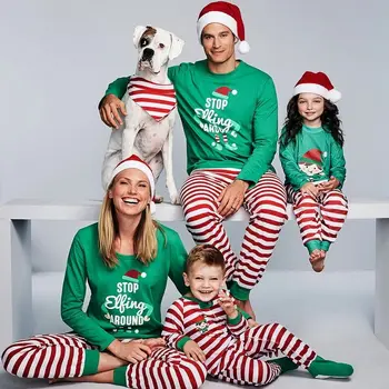 Family Christmas Pajamas Set Family Matching Clothes Xmas Party Clothes Adult Kids Pajamas Set Cotton Baby Romper Sleepwear
Family Christmas Pajamas Set Family Matching Clothes Xmas Party Clothes Adult Kids Pajamas Set Cotton Baby Romper Sleepwear