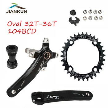 JIANKUN Crankset 104BCD Chainring 170mm Mountain Road Bicycle Crank Oval Narrow Wide MTB Crank Set Aluminum 30T-42T Chainring
JIANKUN Crankset 104BCD Chainring 170mm Mountain Road Bicycle Crank Oval Narrow Wide MTB Crank Set Aluminum 30T-42T Chainring