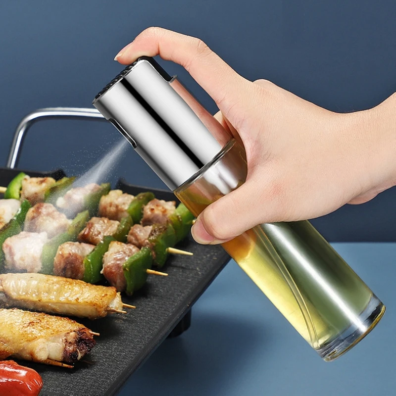 100 ml Healthy Baking Oil Spray BBQ Cooking Oil Sprayer Glass Bottle Olive Oil Vinegar Dispenser Kitchen Accessories Tools Salad
100 ml Healthy Baking Oil Spray BBQ Cooking Oil Sprayer Glass Bottle Olive Oil Vinegar Dispenser Kitchen Accessories Tools Salad