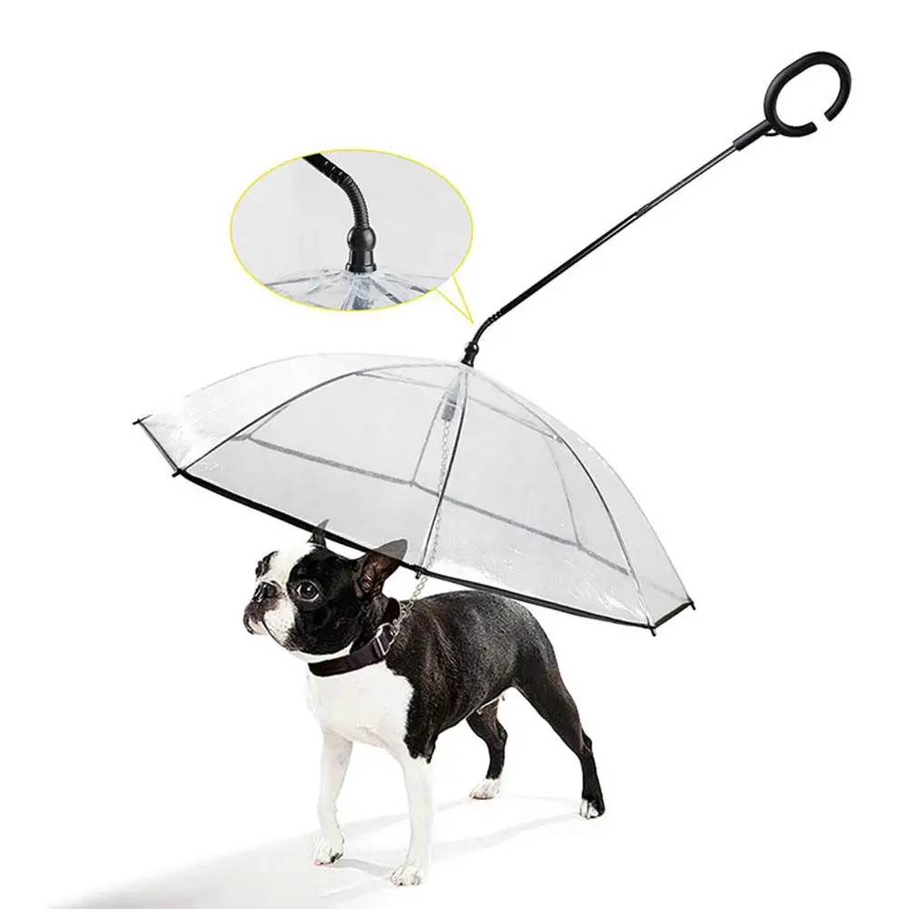 Прозрачный полиэтиленовый Зонт HiMISS для домашних животных сохраняет сухость