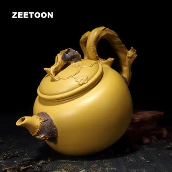 180ml Authentic Yixing Purple Clay Duan Mud Teapot Handmade Vintage Crafts Zisha Kung Fu Teaware Kettle Decoration Collection
180ml Authentic Yixing Purple Clay Duan Mud Teapot Handmade Vintage Crafts Zisha Kung Fu Teaware Kettle Decoration Collection