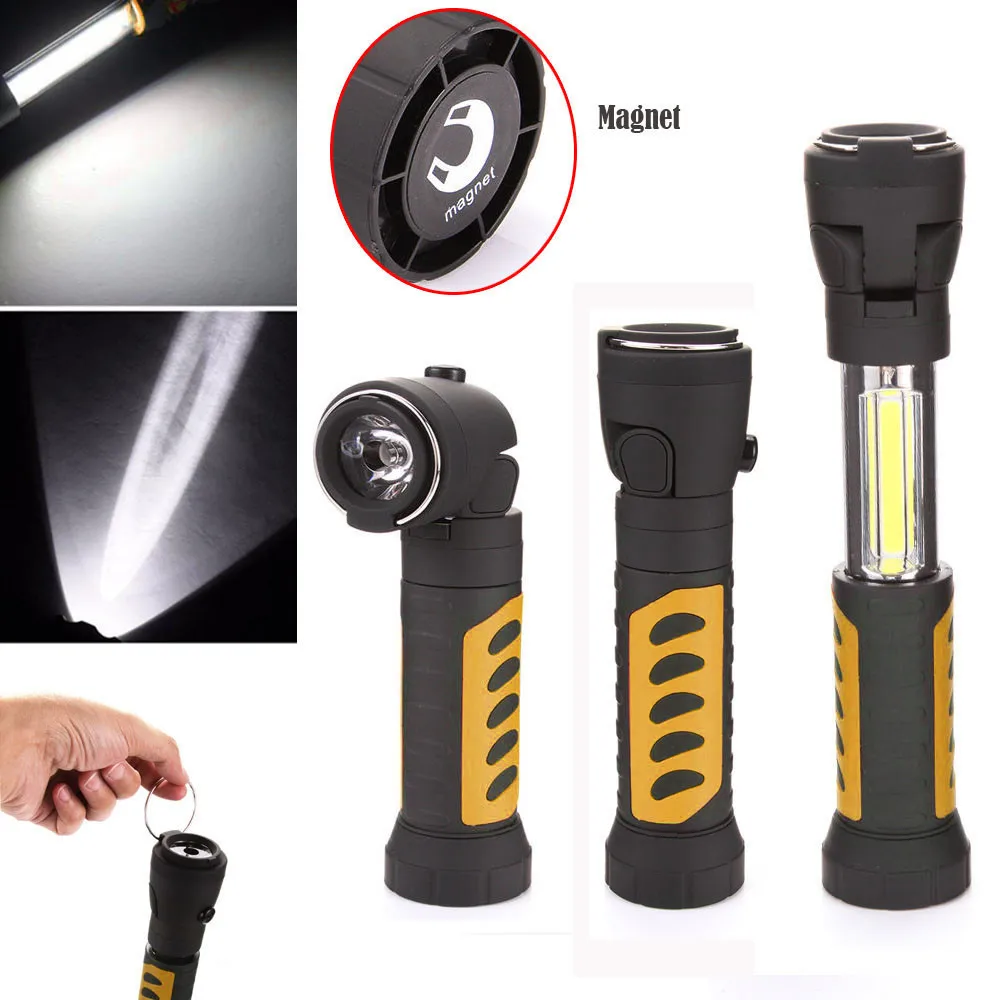 LED Flashlight Zoomable Q5+COB Inspection Torch Lamp 3-Mold AAA Aluminum Waterproof 1200LM FlashLight Worklight Car Alarm Light
LED Flashlight Zoomable Q5+COB Inspection Torch Lamp 3-Mold AAA Aluminum Waterproof 1200LM FlashLight Worklight Car Alarm Light