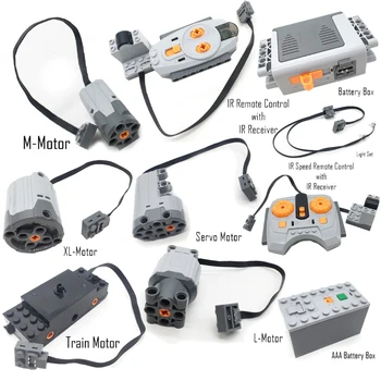 Technical Power Functions Servo Motor Polarity Switch IR Speed Remote Control Receiver Battery Box Technic Compatible Lepining
Technical Power Functions Servo Motor Polarity Switch IR Speed Remote Control Receiver Battery Box Technic Compatible Lepining