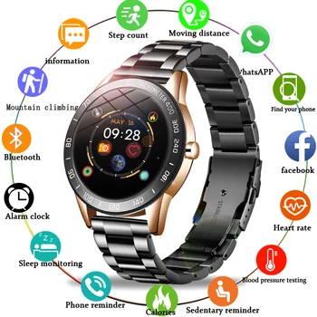 LIGE steel smart watch 2020 men waterproof sport for iPhone Heart rate monitor call information smartwatch reloj inteligente+box 
LIGE steel smart watch 2020 men waterproof sport for iPhone Heart rate monitor call information smartwatch reloj inteligente+box