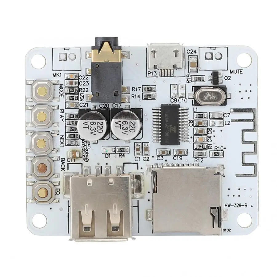 amplifier board HW-3298 Bluetooth MP3 Decoded Module Audio Receiver Board Amplifier Play with USB TF Card sonorisation
amplifier board HW-3298 Bluetooth MP3 Decoded Module Audio Receiver Board Amplifier Play with USB TF Card sonorisation