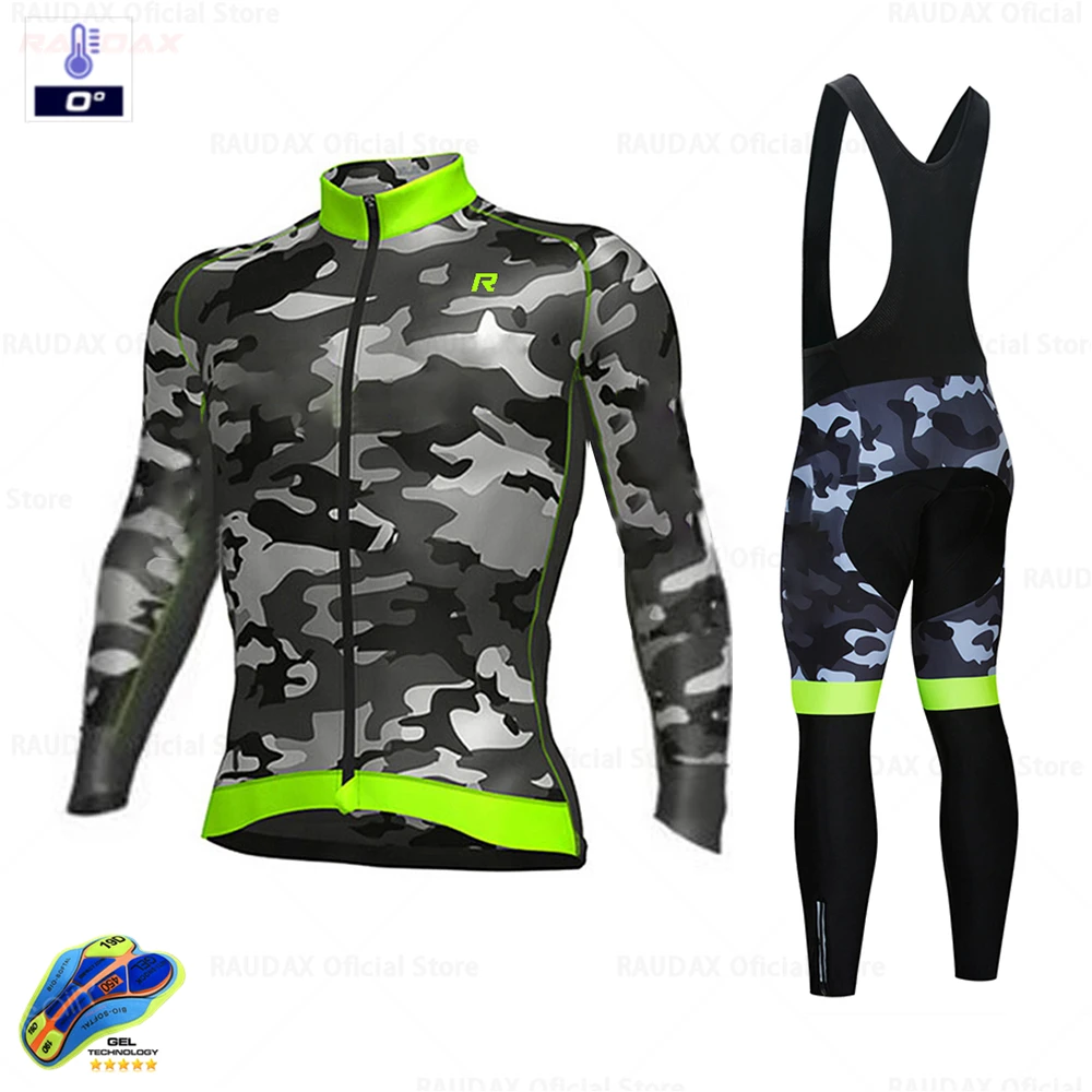 2020 Winter Thermal Fleece Raudax Camouflage Cycling Clothes Men's Jersey Suit Outdoor Riding Bike MTB Clothing Bib Pants Set 
2020 Winter Thermal Fleece Raudax Camouflage Cycling Clothes Men's Jersey Suit Outdoor Riding Bike MTB Clothing Bib Pants Set