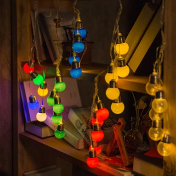 LED Trapezoidal Bulb Light Ball String Light Holiday Party Christmas Marriage Room Dorm Decoration Fairy Light
LED Trapezoidal Bulb Light Ball String Light Holiday Party Christmas Marriage Room Dorm Decoration Fairy Light