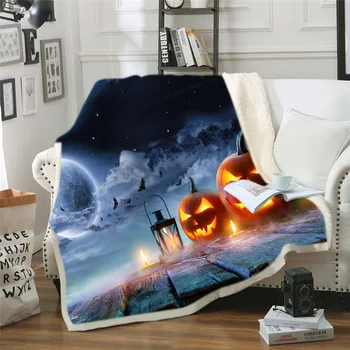 Halloween Pumpkin 3D Print Throw Blanket Nap Blanket Bedding Sheet Sofa Couch Cover For Adults Kids Home Travel Picnic As Mats
Halloween Pumpkin 3D Print Throw Blanket Nap Blanket Bedding Sheet Sofa Couch Cover For Adults Kids Home Travel Picnic As Mats