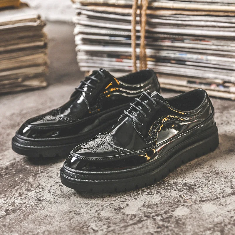 mens luxury fashion wedding party dresses patent leather shoes brogue oxfords platform shoe carving bullock sneakers zapatos man
mens luxury fashion wedding party dresses patent leather shoes brogue oxfords platform shoe carving bullock sneakers zapatos man